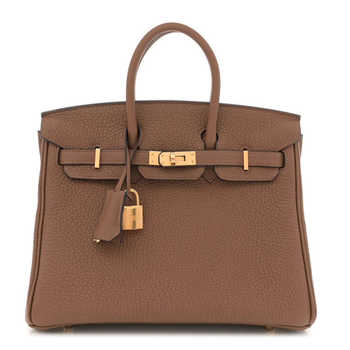 HERMES Birkin 25 Togo Alezan Gold Hardware