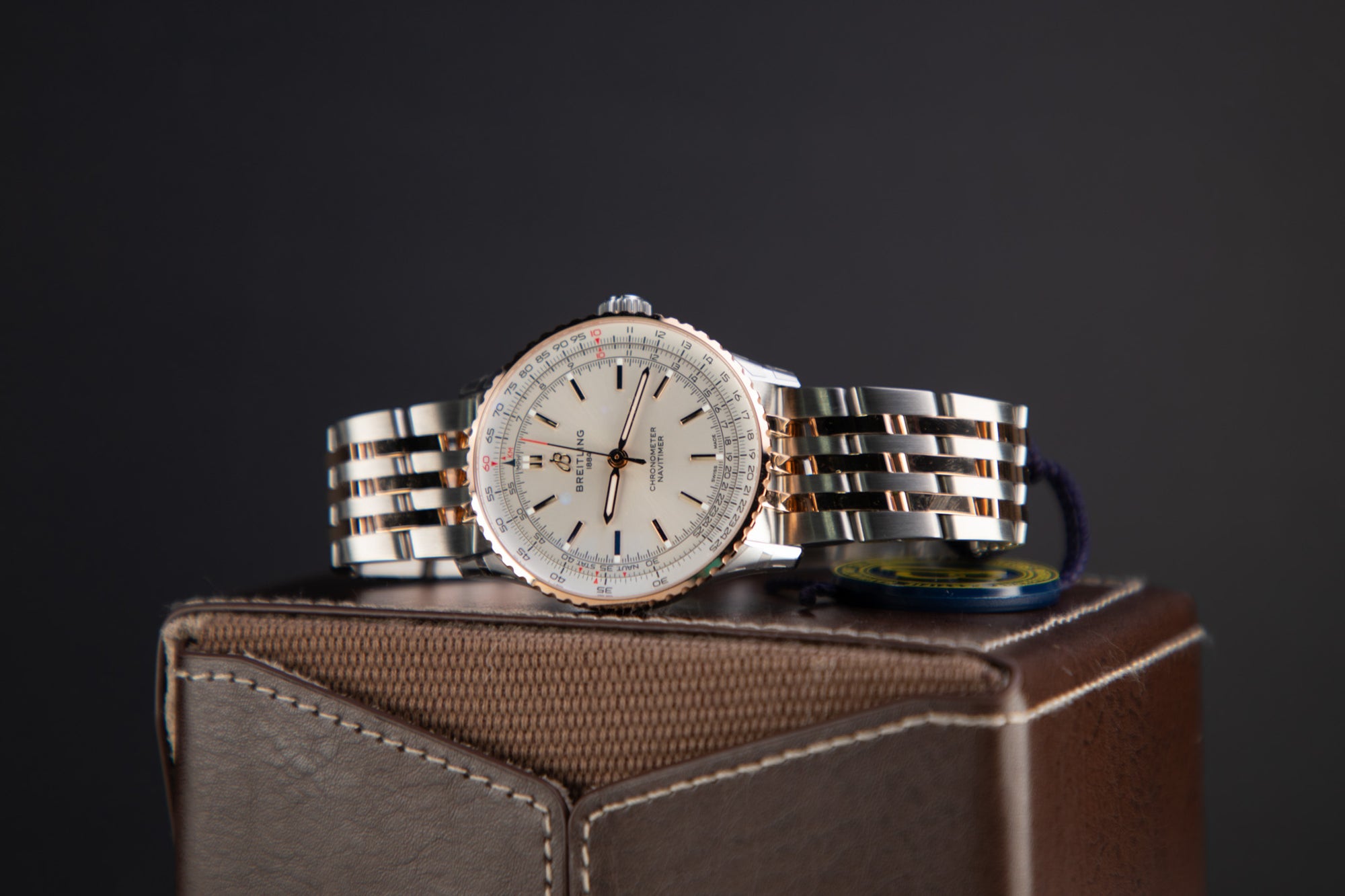 Breitling Navitimer Automatic 41mm White Dial Stainless Steel & 18K Red Gold Bracelet U17329F41G1U1 - WATCHXNYC