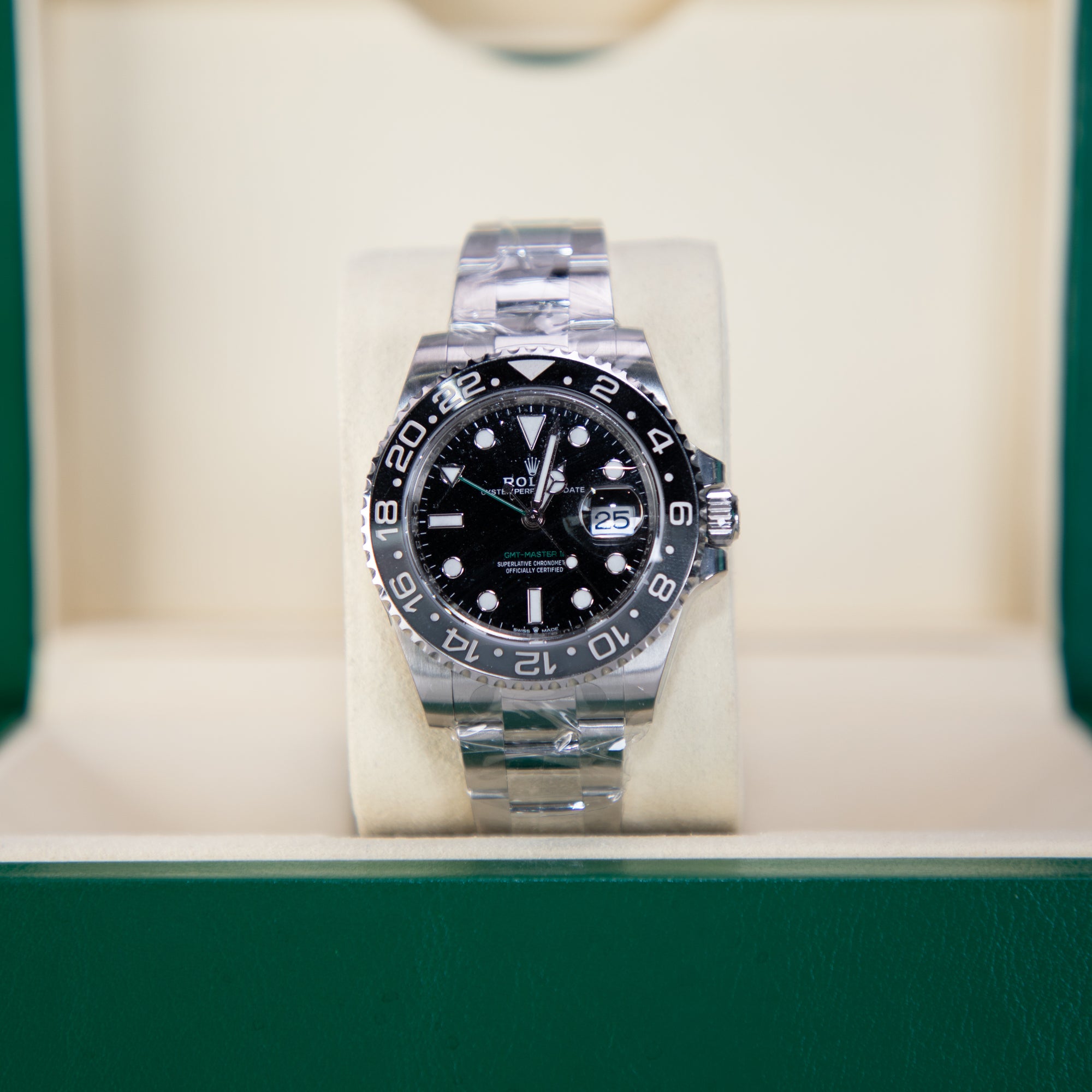 Rolex GMT-Master II Bruce Wayne 40 mm Black Dial Oystersteel Oyster Bracelet 126710grnr-0004 - WATCHXNYC