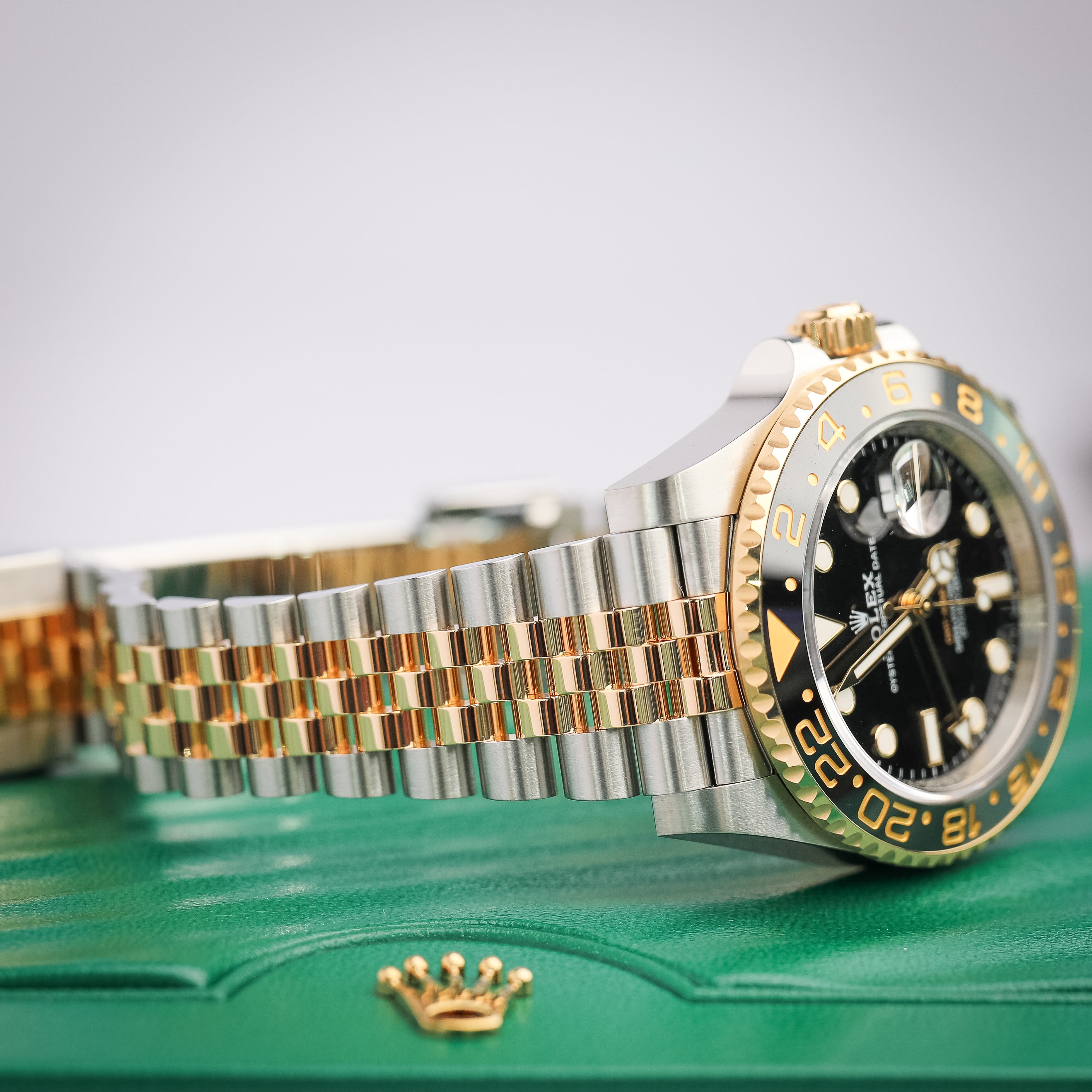 Rolex GMT-Master II 40 mm Black Dial Oystersteel and 18k Yellow Gold J