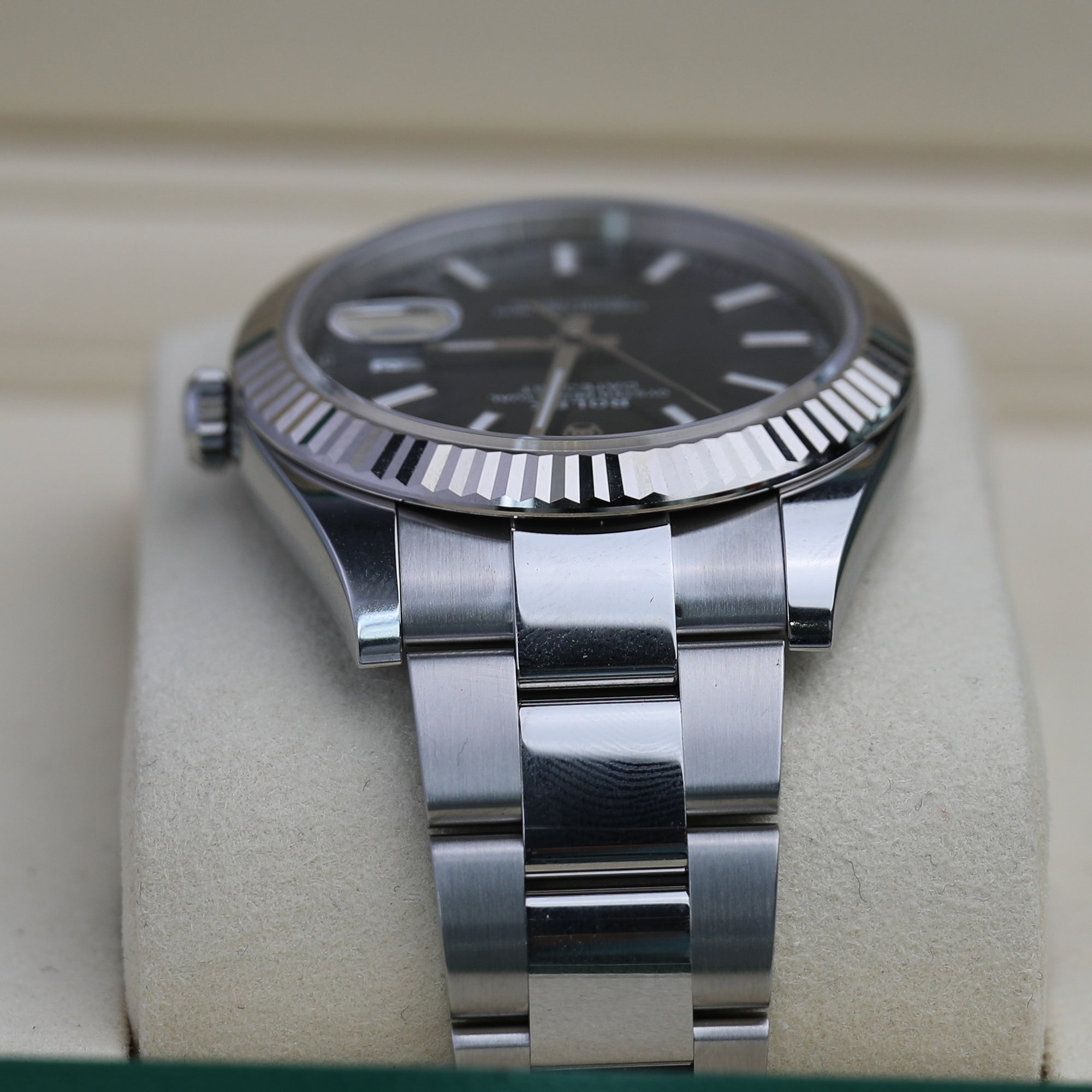 Rolex Datejust 41 41 mm Bright blue Dial White Rolesor Oyster bracelet 126334-0001 - WATCHXNYC