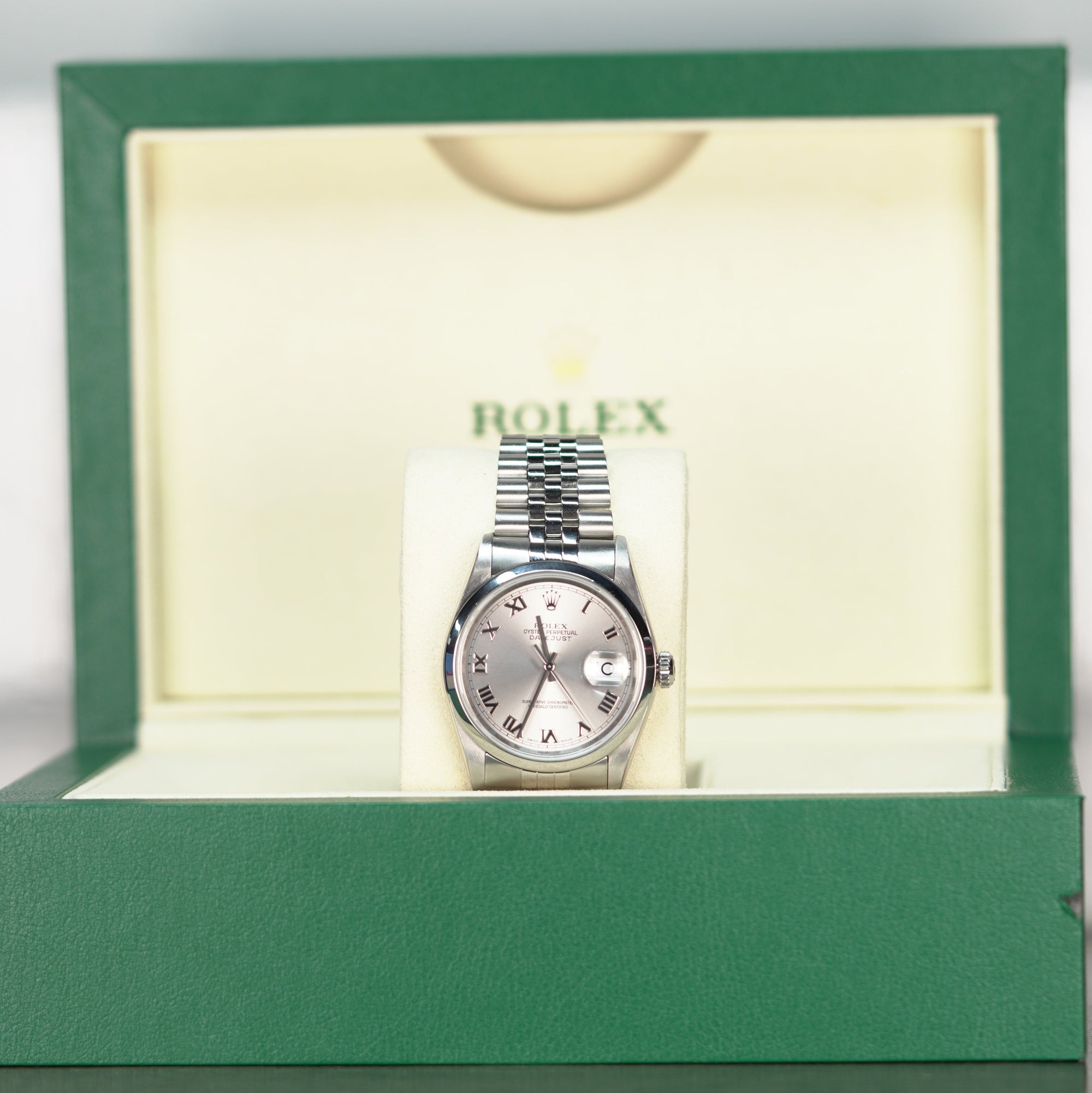 Rolex Datejust 36 36mm Silver Dial Oystersteel Jubilee Bracelet 126200-0001 - WATCHXNYC