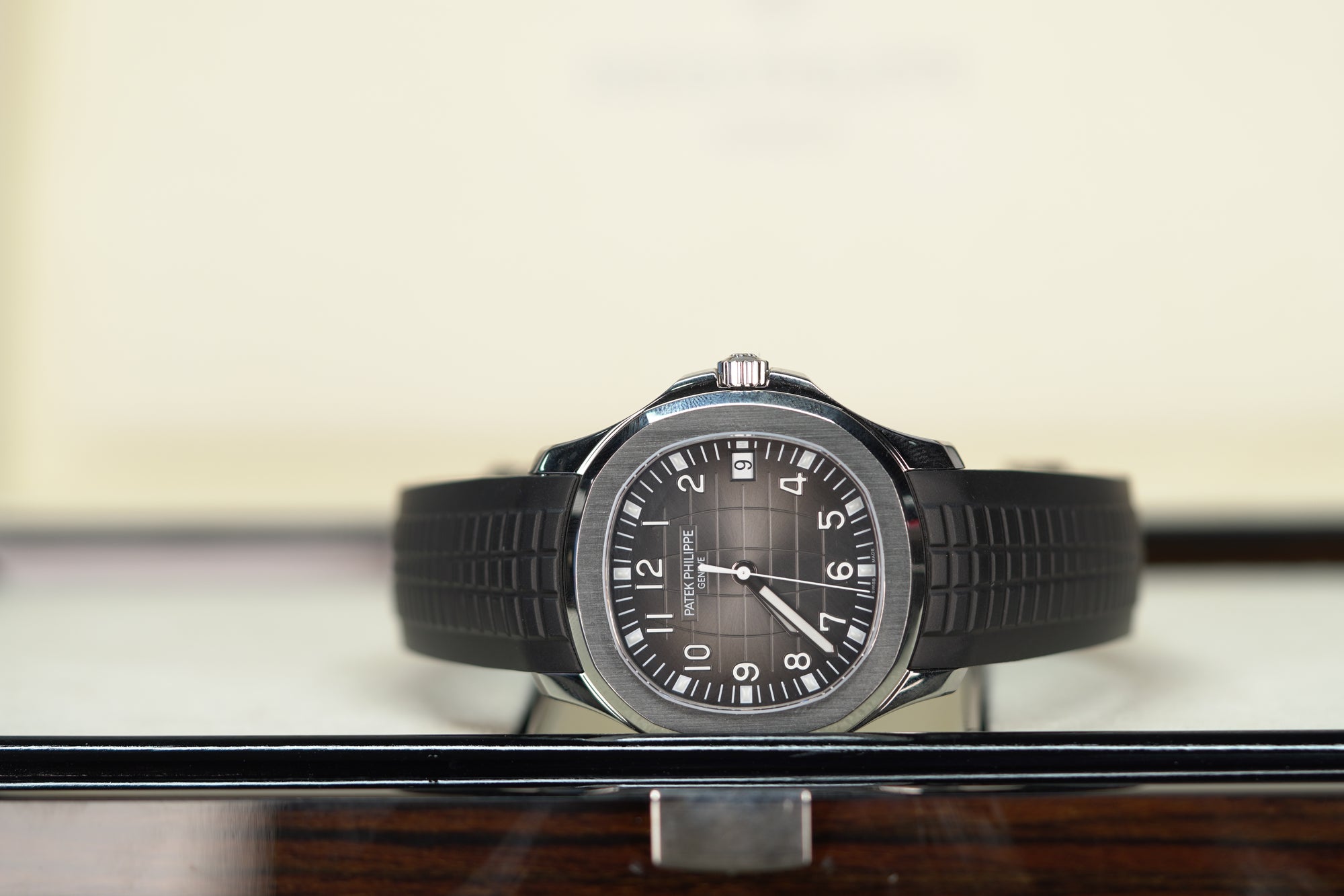 Patek Philippe  Aquanaut 40.8 mm Black Dial Stainless Steel Rubber Strap 5167A-001 - WATCHXNYC