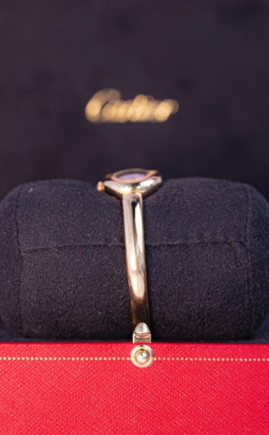 Cartier Baignoire Mini 24.6 mm x 18.7 mm Silver Dial 18k Yellow Gold Bracelet WGBA0044 - WATCHXNYC