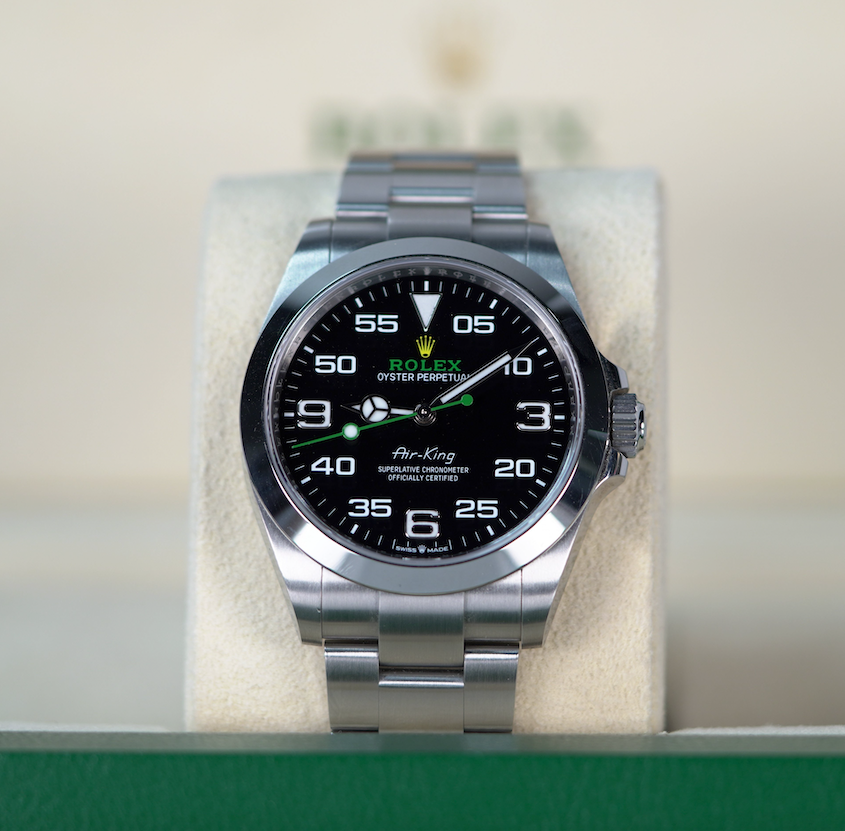 Rolex Air-King 40 mm Black Dial Oystersteel Oyster Bracelet 126900-0001 - WATCHXNYC