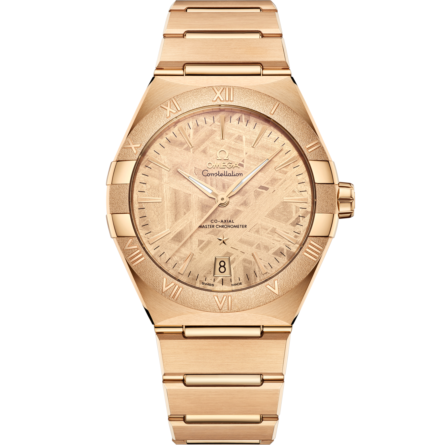 【不動】腕時計　OMEGA Constellation Omega Constellation 41 mm Yellow Dial Moonshine™ 18k Rose Gold Bracele