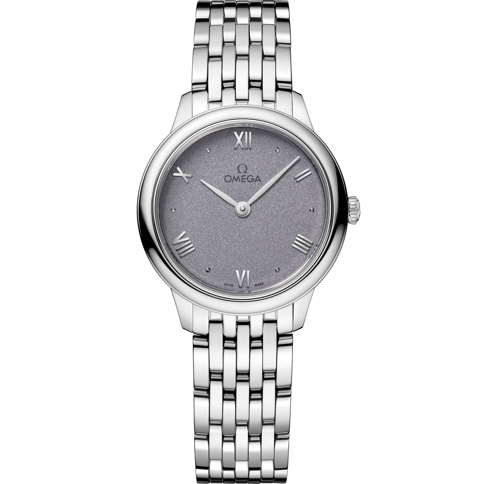 Omega De Ville Prestige 27.5 mm Blue Dial Stainless Steel Bracelet 434.10.28.60.03.001 - WATCHXNYC