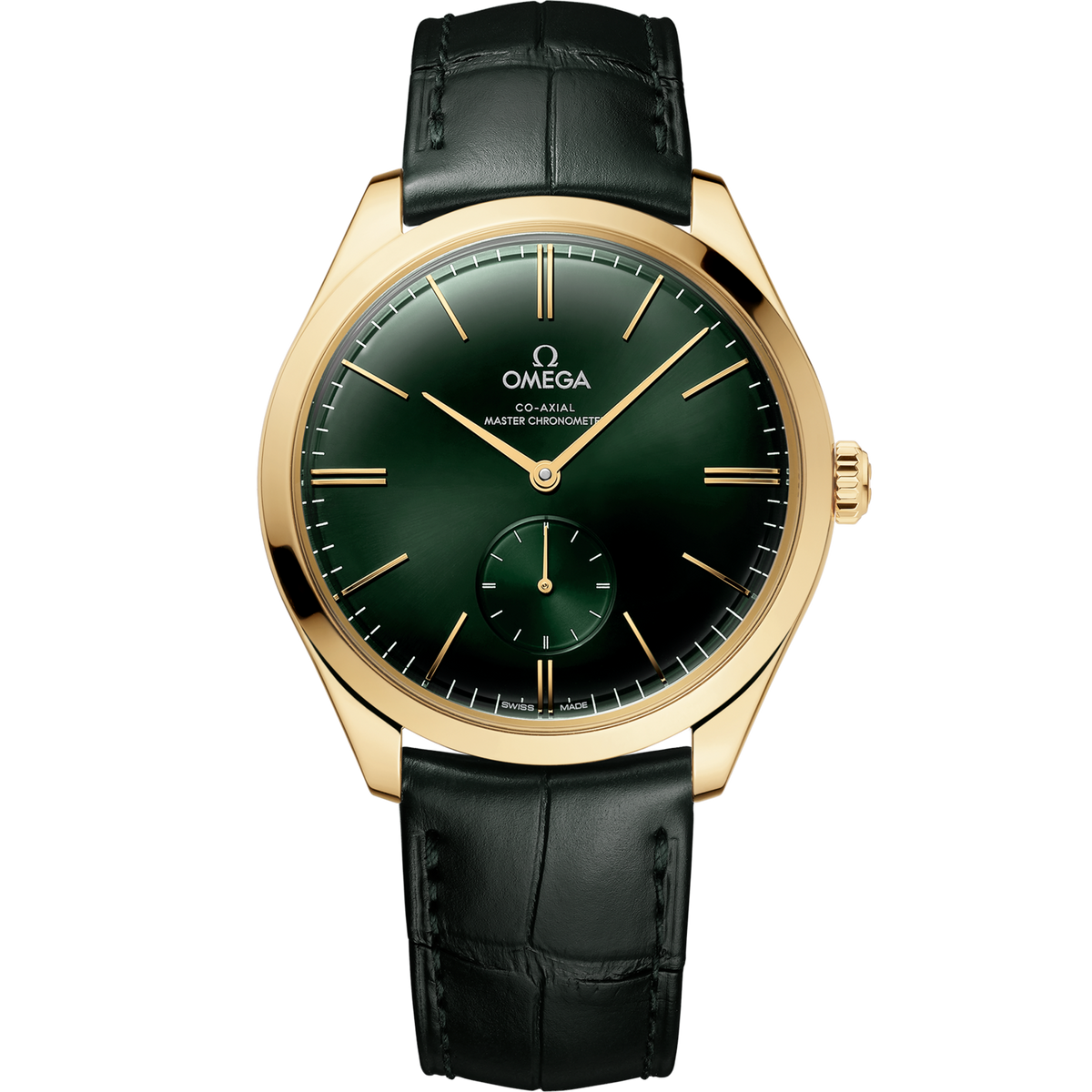 Omega De Ville Trésor 40 mm Green Dial 18k Yellow Gold Strap 435.53.40 Omega De Ville Trésor 40 mm Green Dial 18k Yellow Gold Strap 435.53.40