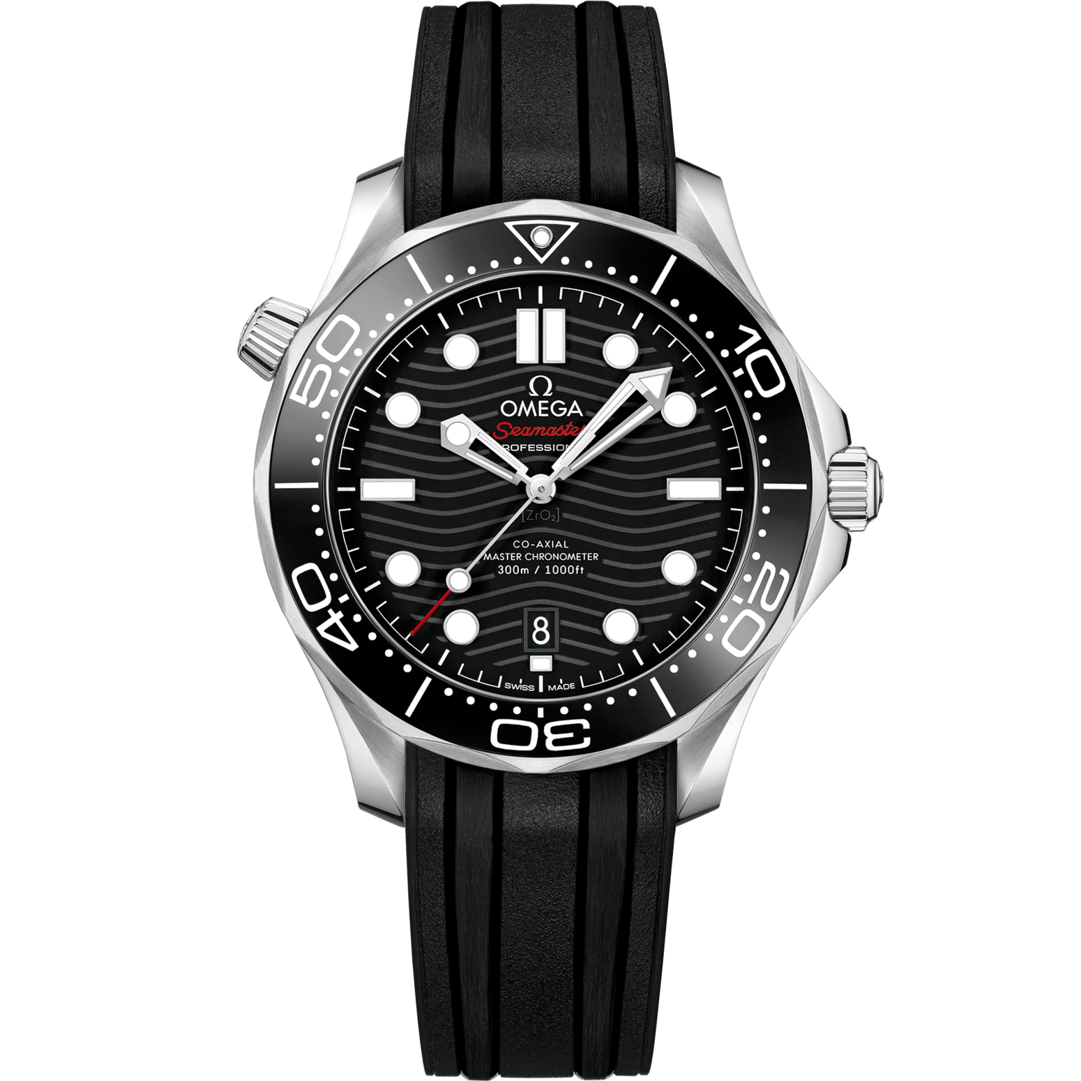 Omega Seamaster Diver 300M 42 mm Black Dial Stainless Steel Strap 210.32.42.20.01.001 - WATCHXNYC