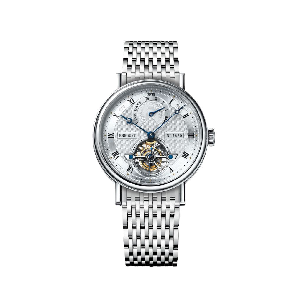Breguet Classique 39 mm Silver Dial Platinum Bracelet 5317PT/12/PV0 - WATCHXNYC