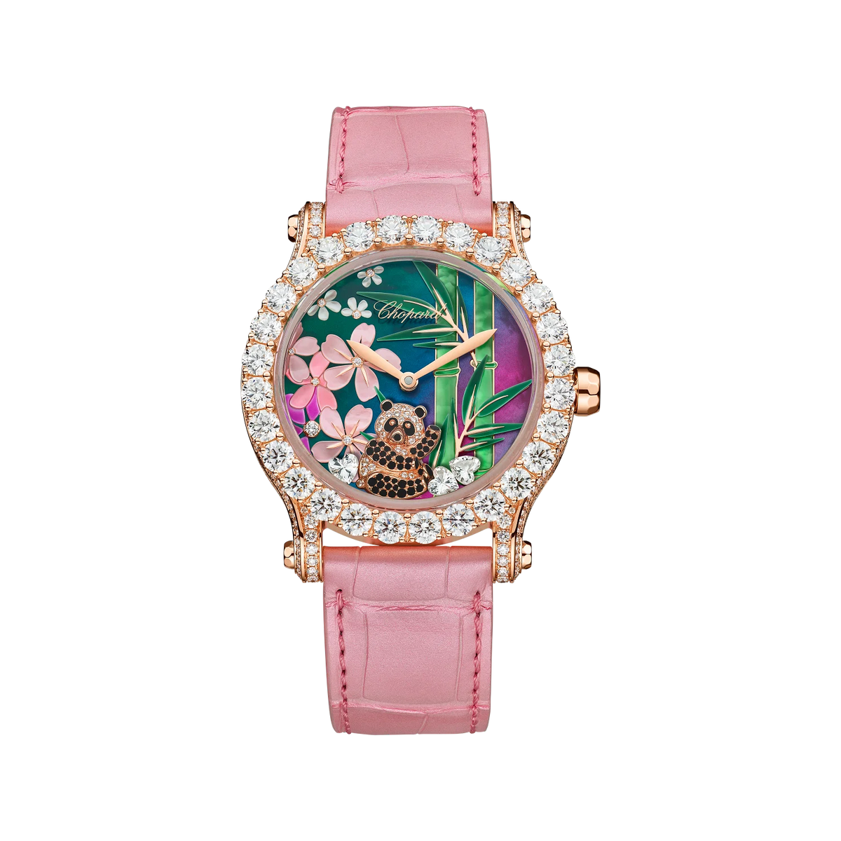 新品ほぼ未使用　Chopard Happy Sport 自動巻き腕時計 レディース ラグジュアリーウォッチ：ハッピースポーツ ウォッチ