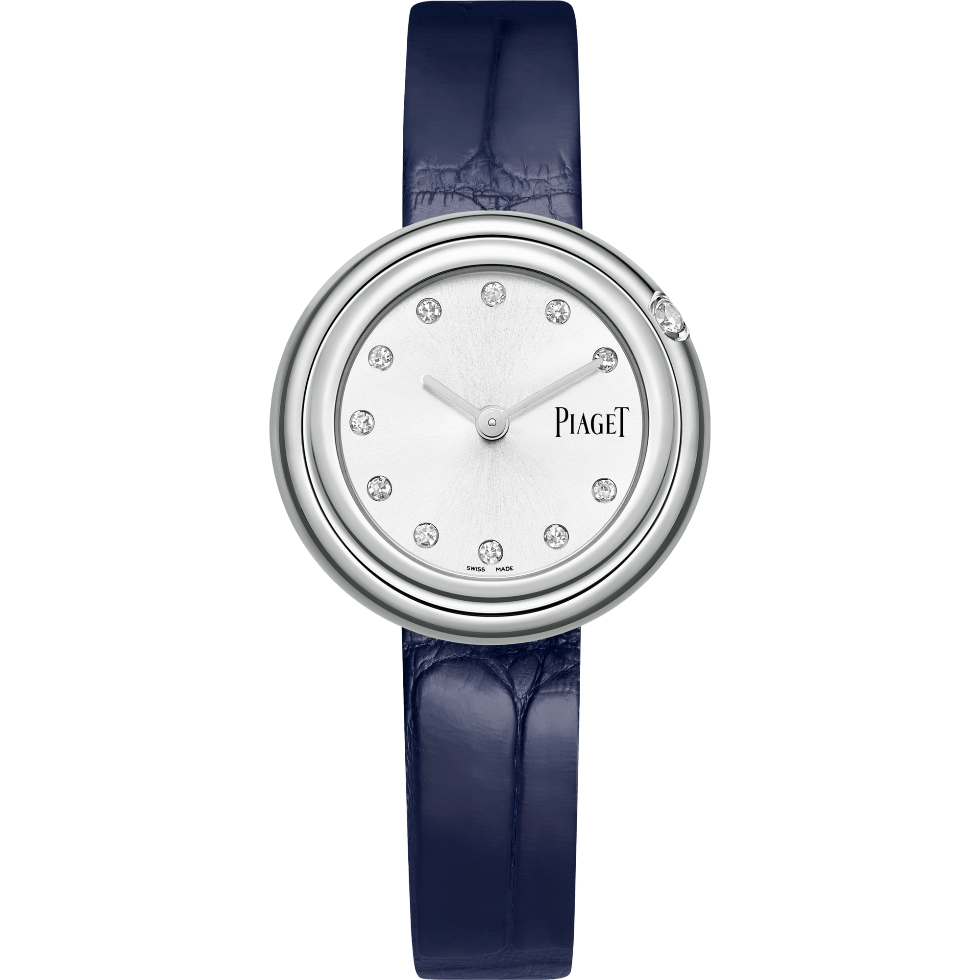 Piaget Possession watch 29 mm Silver Dial with Diamonds Stainless Steel   Strap G0A43080 - WATCHXNYC