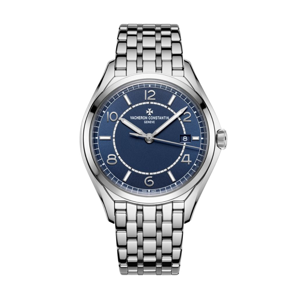 Vacheron Constantin Fiftysix self-winding 40 mm Blue Dial Stainless Steel Bracelet 4600E/110A-B487 - WATCHXNYC