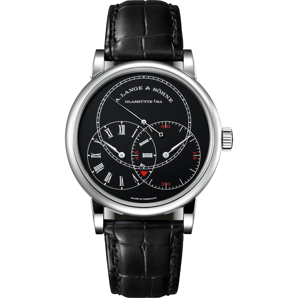 A. Lange & Sohne Richard Lange Jumping Seconds 40 mm Black Dial 18k Wh