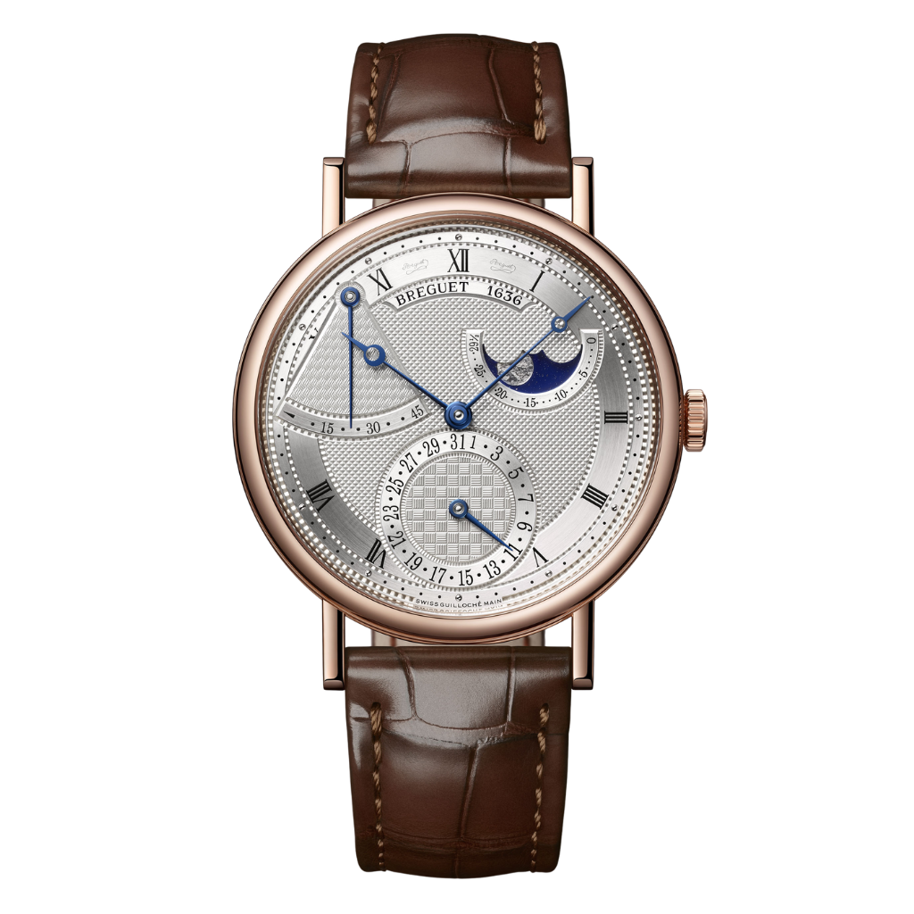 Breguet Classique 7137 39 mm Silver Dial 18K Rose Gold   Leather Strap 7137BR/15/9VU - WATCHXNYC