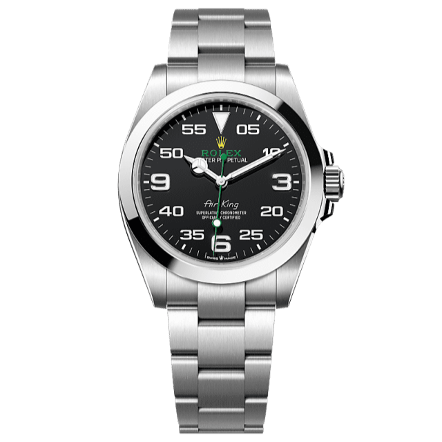 Rolex Air-King 40 mm Black Dial Oystersteel Oyster Bracelet 126900-0001 - WATCHXNYC