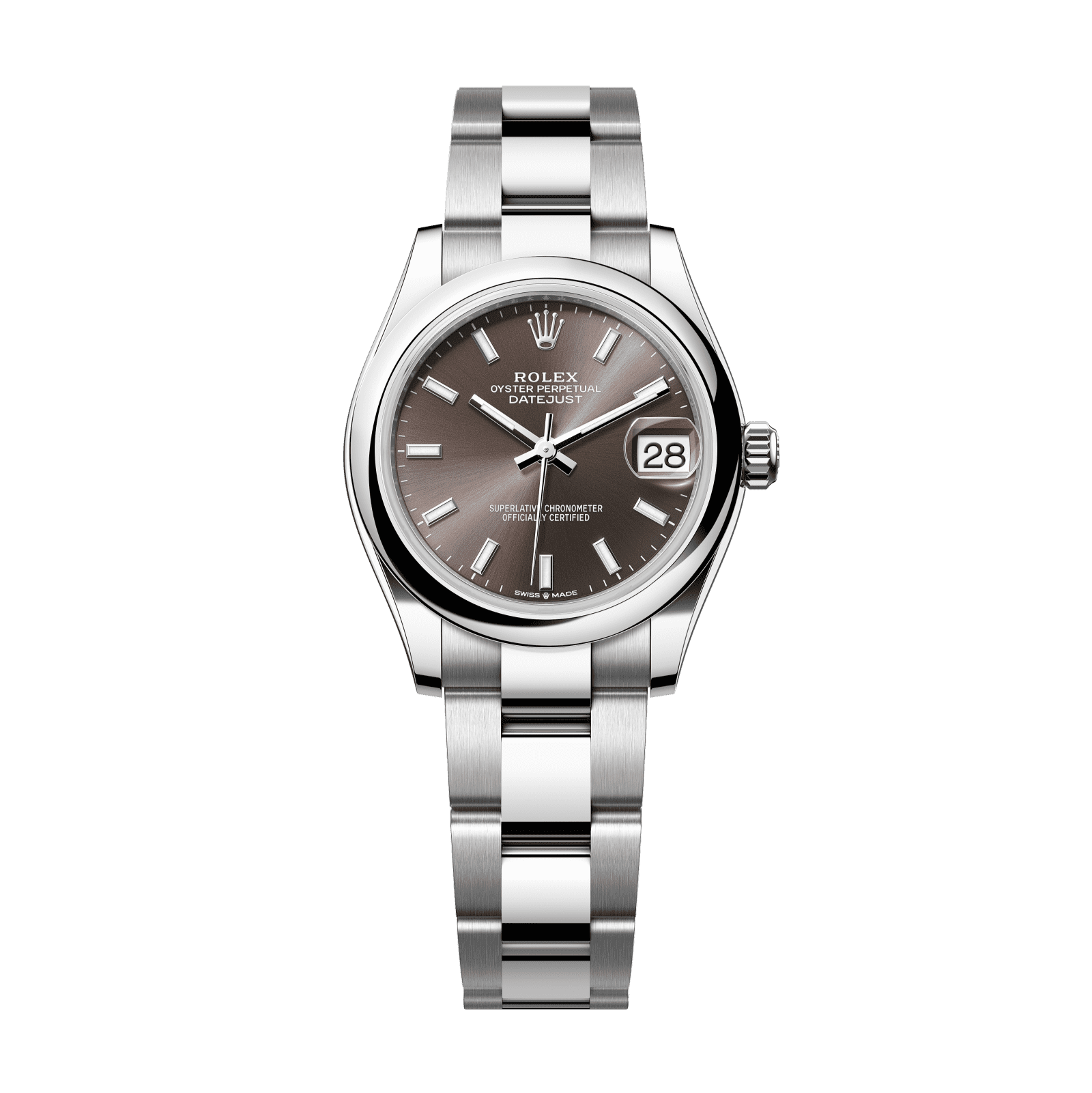 Rolex Datejust 31 mm Dark Grey Dial Oystersteel Oyster Bracelet 278240-0009 - WATCHXNYC