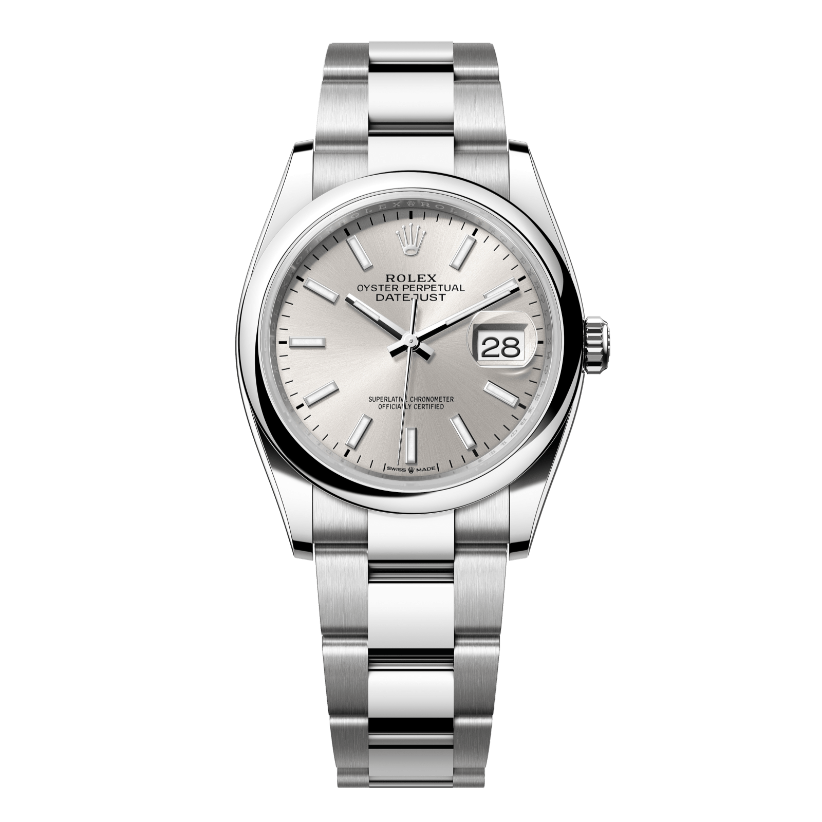 nao海外shopgallery Rolex Datejust 36mm Silver Dial Oystersteel Oyster Bracelet 126200-000