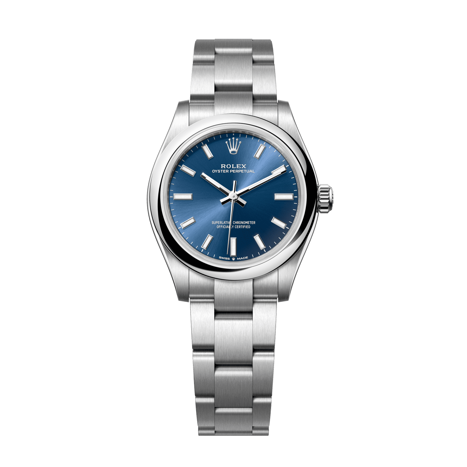 Rolex Oyster Perpetual 31 31 mm Bright Blue Dial Oystersteel Oyster Bracelet 277200-0003 - WATCHXNYC