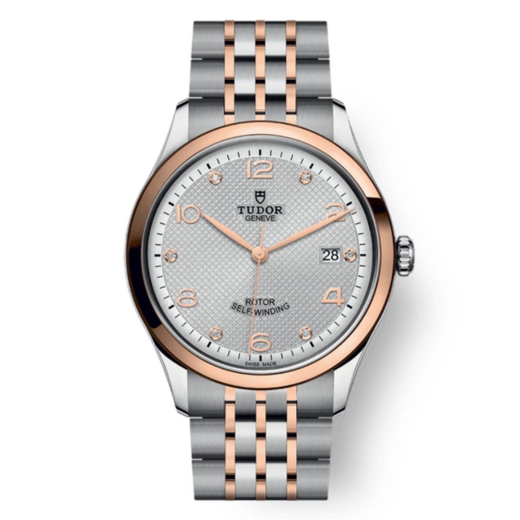 Tudor 1926 39 mm Silver Dial with Diamonds Stainless Steel Bracelet M91551-0002 - WATCHXNYC