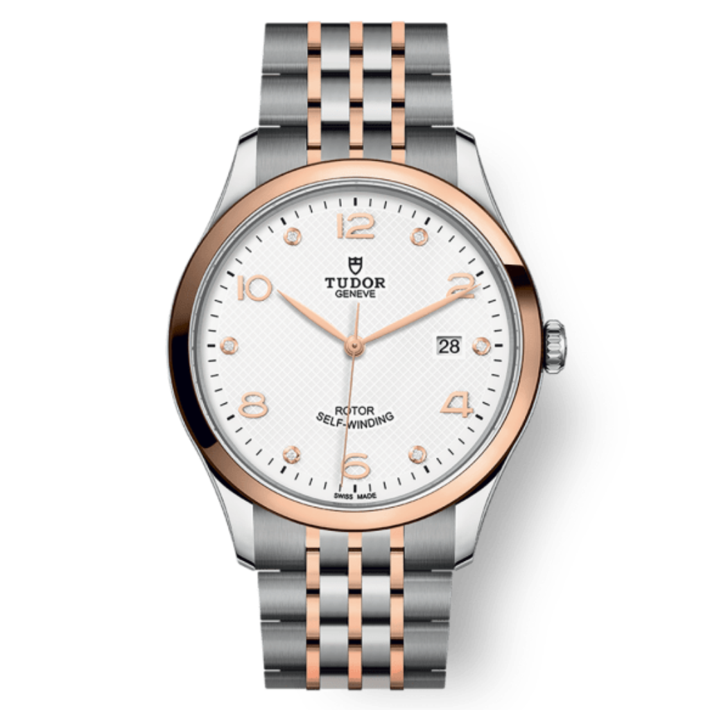 Tudor 1926 41 mm White Dial with Diamonds Stainless Steel Bracelet M91651-0011 - WATCHXNYC