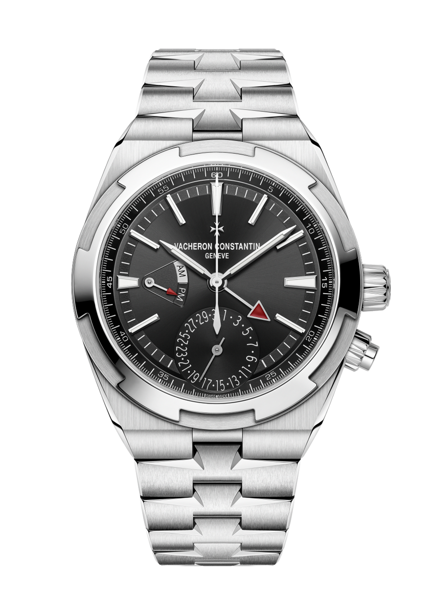 Vacheron Constantin Overseas dual time 41 mm Dark Grey Dial Stainless