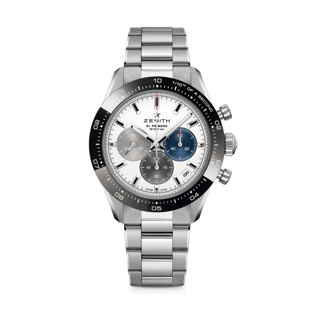 Zenith CHRONOMASTER SPORT 41 mm Silver Dial Stainless Steel with Black Ceramic Bracelet 03.3100.3600/69.M3100 - WATCHXNYC