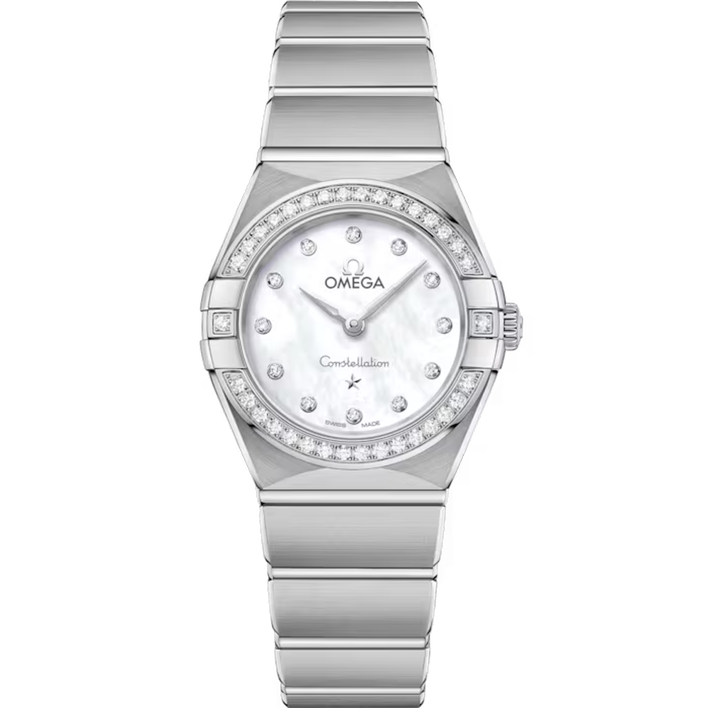 Omega Constellation White Dial Steel Bracelet 25 mm 131.15.25.60.55.001