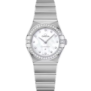 Omega Constellation White Dial Steel Bracelet 25 mm 131.15.25.60.55.001
