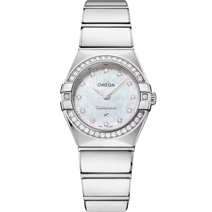 OMEGA Constellation White Dial Steel Bracelet 25 mm 131.15.25.60.55.002