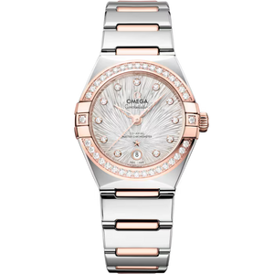 Omega Constellation Silver Dial Steel ‑ Sedna™ Gold Bracelet 29 mm 131.25.29.20.52.003