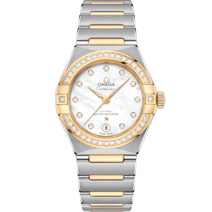 Omega Constellation White Dial Steel ‑ Yellow Gold Bracelet 29 mm 131.25.29.20.55.002