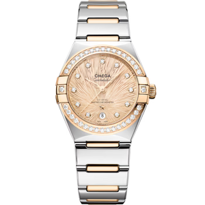 OMEGA Constellation Yellow Dial Steel ‑ Moonshine™ Gold Bracelet 29 mm 131.25.29.20.58.002