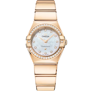 Omega Constellation White Dial Moonshine™ Gold Bracelet 25 mm 131.55.25.60.55.003