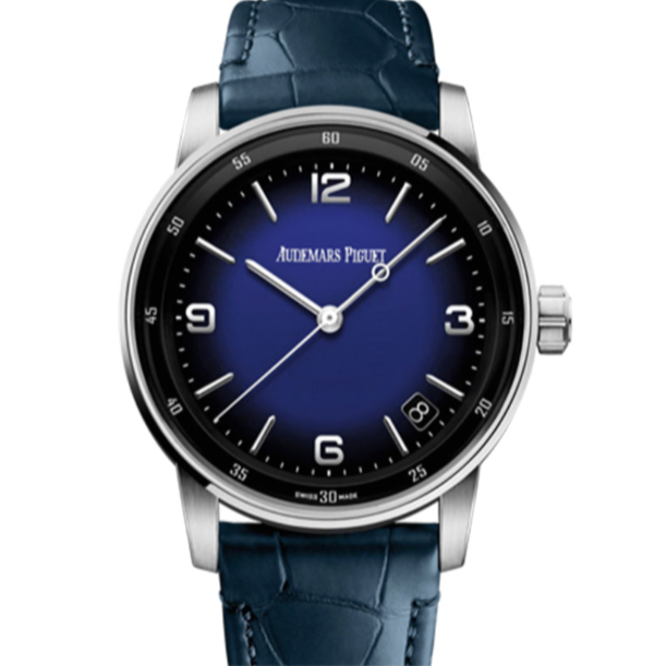 Audemars Piguet Code 11.59 41mm Sapphire Blue & White Gold Dial Blue Strap 15210BC.OO.A321CR.99 - WATCHXNYC