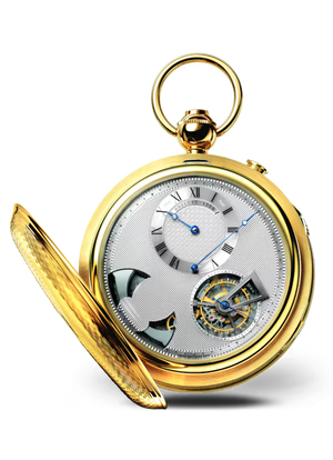 Breguet Montre de poche 1907 Silver Dial 18K Rose Gold 57.9 mm 1907BA/12/