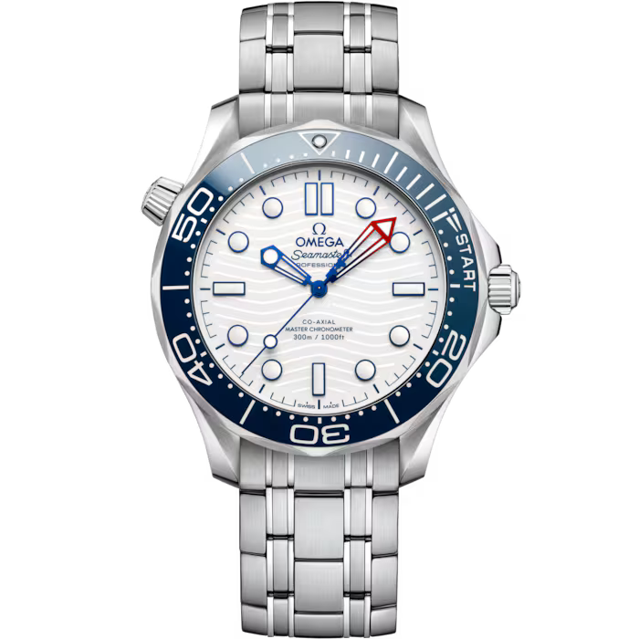Omega Seamaster Diver 300M White Dial Steel Bracelet 42 mm 210.30.42.20.04.002