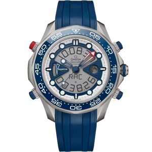 OMEGA Seamaster Regatta Grey Dial Titanium Blue Rubber Strap 46.75 mm 216.92.46.79.10.001