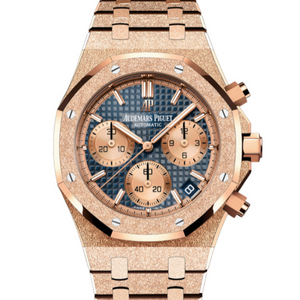 Audemars Piguet Royal Oak 41mm Blue Dial Frosted Rose Gold Bracelet 26239OR.GG.1224OR.01