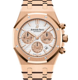 Audemars Piguet Royal Oak 38mm White Dial Rose Gold Bracelet 26315OR.OO.1256OR.01