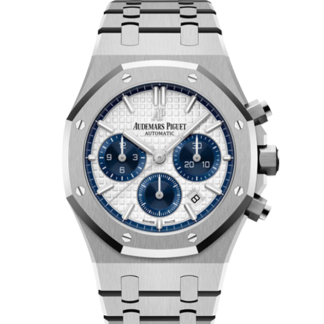 Audemars Piguet Royal Oak Blue Eyes 38mm White Dial Stainless Steel Bracelet 26315ST.OO.1256ST.01 - WATCHXNYC