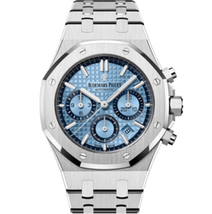 Audemars Piguet Royal Oak 38mm Light Blue Dial White Gold Bracelet 26317BC.OO.1256BC.01