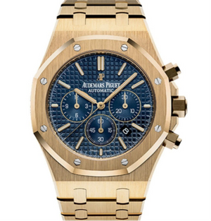 Audemars Piguet Royal Oak 42mm Blue Dial Yellow Gold 26320BA.OO.1220BA.02