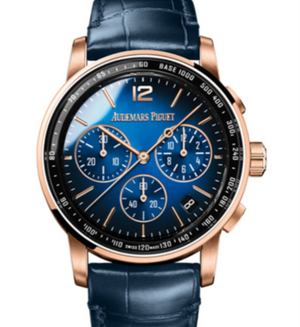 Audemars Piguet Code 11.59 41mm Smoked Lacquered Blue Dial Rose Gold 26393OR.OO.A028CR.01