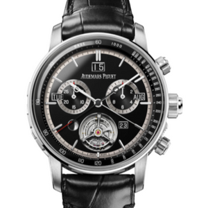 Audemars Piguet CODE 11.59 42mm Black Dial White Gold Leather Strap 26398BC.OO.D002CR.99