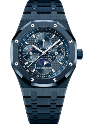Audemars Piguet Royal Oak Selfwinding Perpetual Calendar Blue Dial Ceramic Bracelet 41 mm 26674CD.OO.1225CD.01