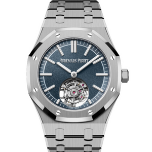 Audemars Piguet Royal Oak Flying Tourbillon 41mm Smoked Blue Dial Titanium Bracelet 26730TI.OO.1320TI.01