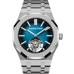 Audemars Piguet Royal Oak 41mm Smoked Blue-Green Dial Titanium Bracelet 26730TI.OO.1320TI.04