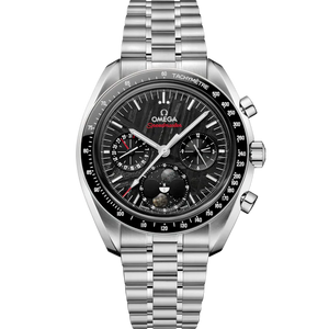 OMEGA Speedmaster Moonphase Black Dial Steel Bracelet 43 mm 304.30.43.52.01.001