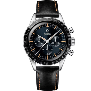 OMEGA Speedmaster First OMEGA in Space Blue Dial Steel Black Calf Leather Strap 39.7 mm 310.32.40.50.06.001